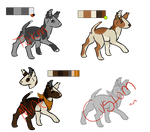 Bull Terrier Adopts [CLOSED] by fluzzadopts