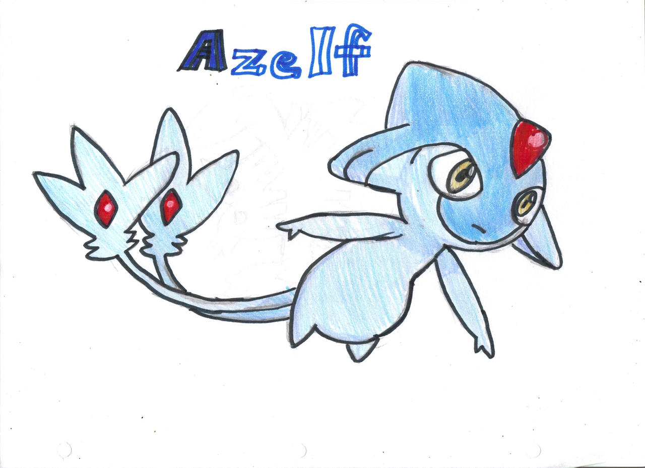 Azelf by ElfStrings97 on DeviantArt