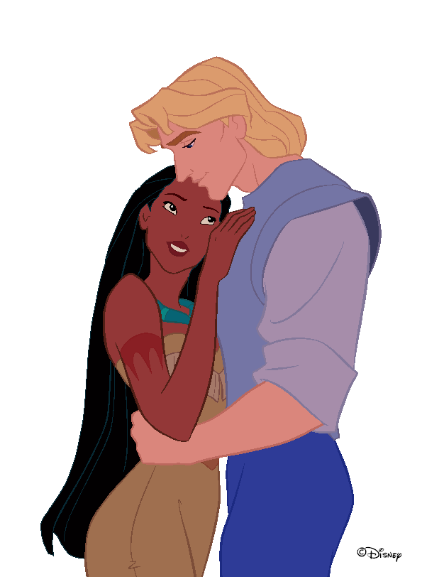 Pocahontas And John Smith Hug pocahontas-and-john-smith-hug