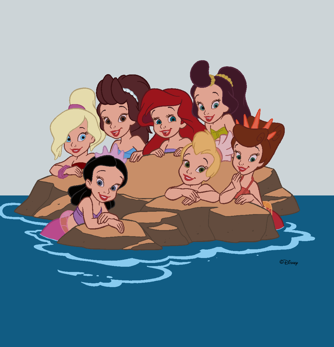 Ariel And Her Sisters By ElfStrings97 On DeviantArt ariel-and-her-sisters-by-elfstrings97-on-deviantart