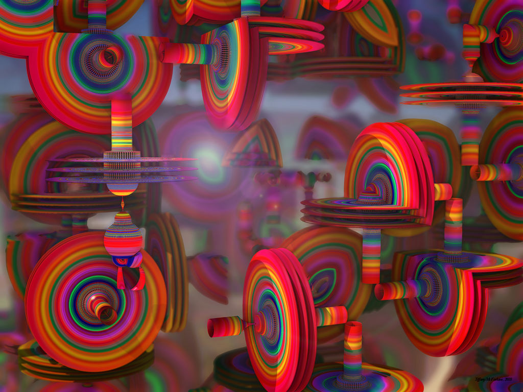 Psychedelic Saucers by tiffrmc720