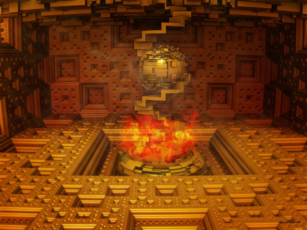 The Golden Atrium by tiffrmc720