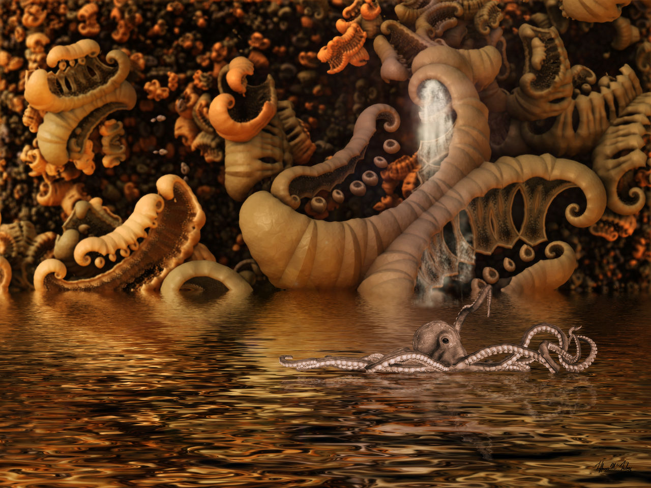 Fractal Reef by tiffrmc720