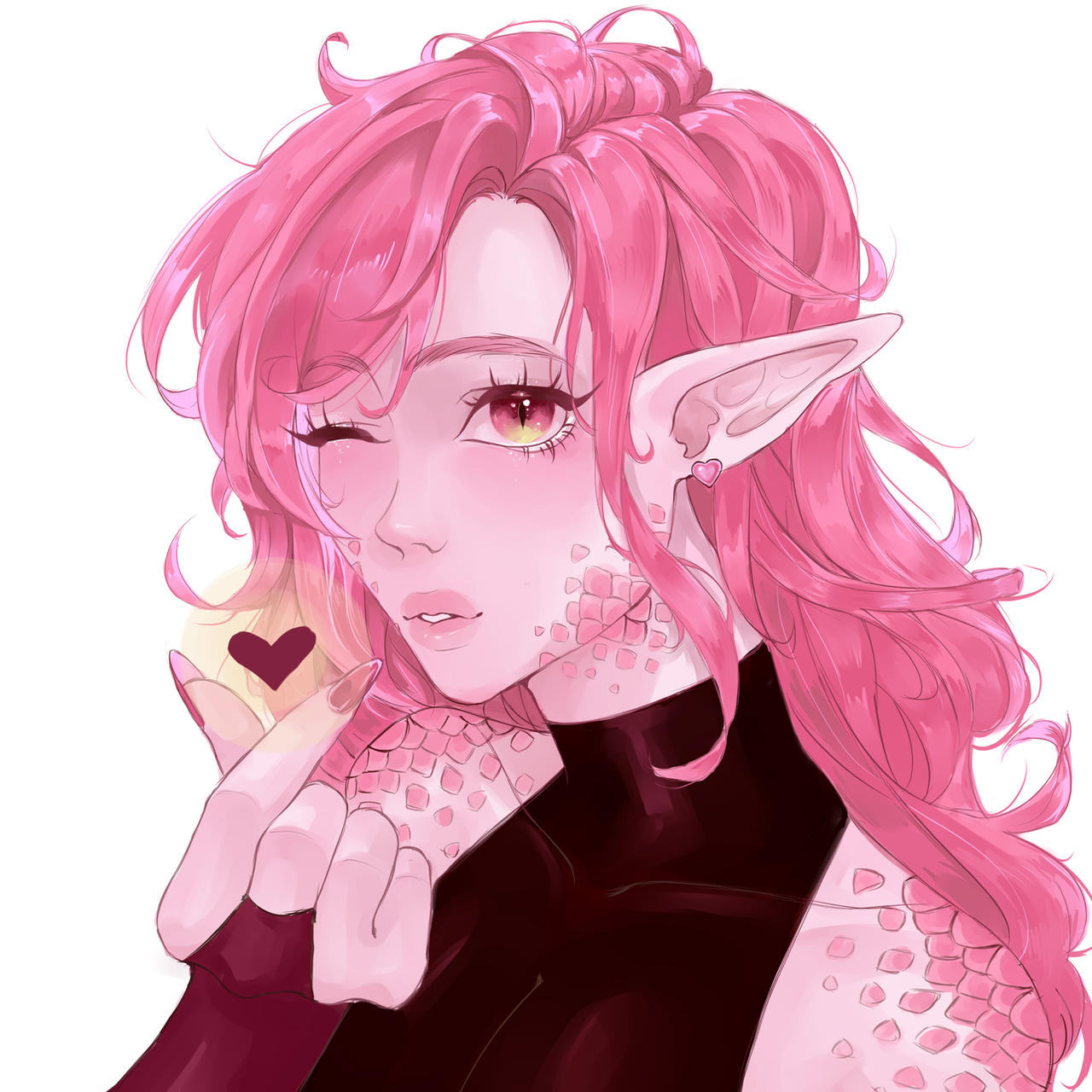 Pink Animation Snake Cute pink Snake by Siliika on DeviantArt