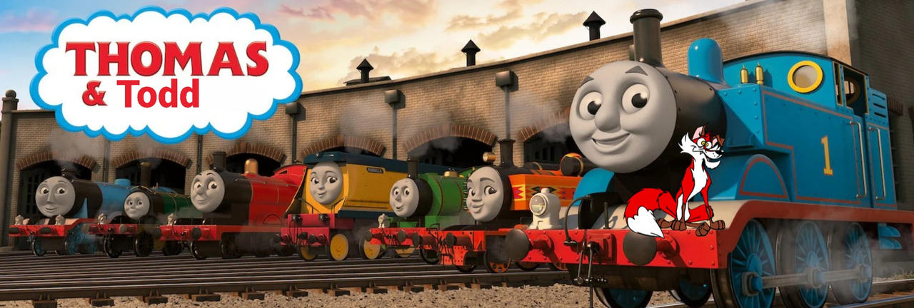 Deviantart Fox Engine Thomas the tank engine with Todd the fox by trainfan125 on DeviantArt