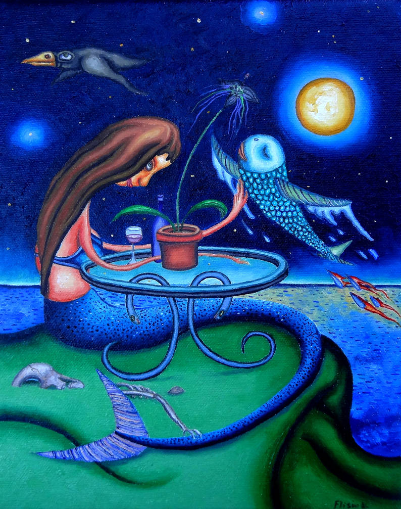 The mermaids table by marcelflisiuk The mermaids table by marcelflisiuk