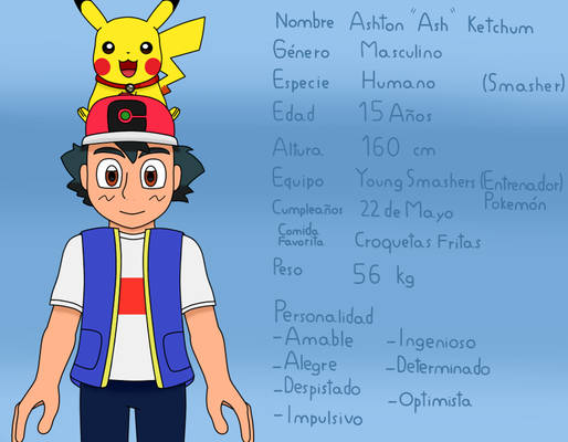 Ash y Pikachu Perfil