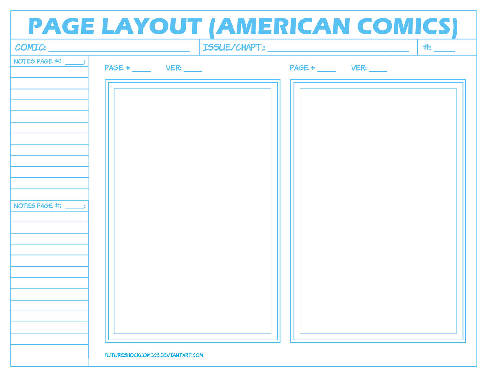 Comic Layout Page - American by FutureshockComics on DeviantArt