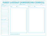 Comic Layout Page - American