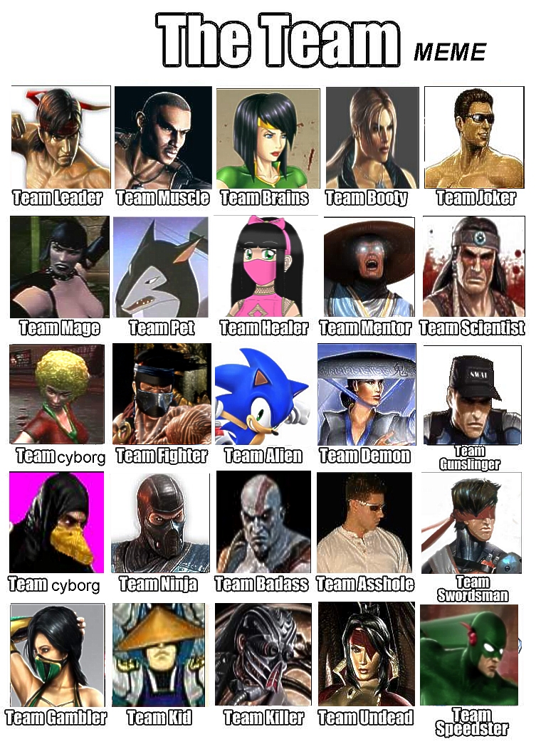 The Team Meme - Mortal Kombat