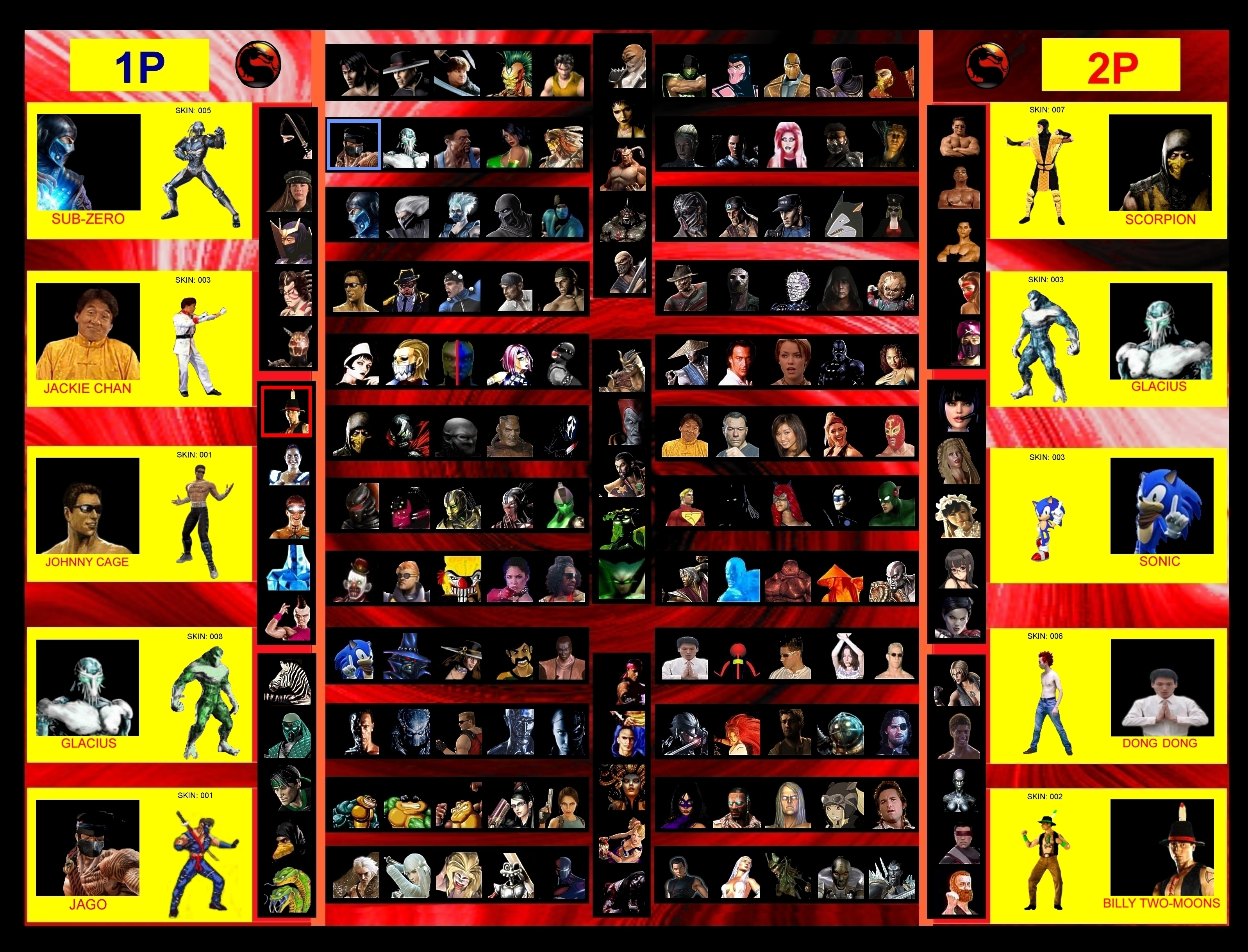 Mortal Kombat Move List Bezel