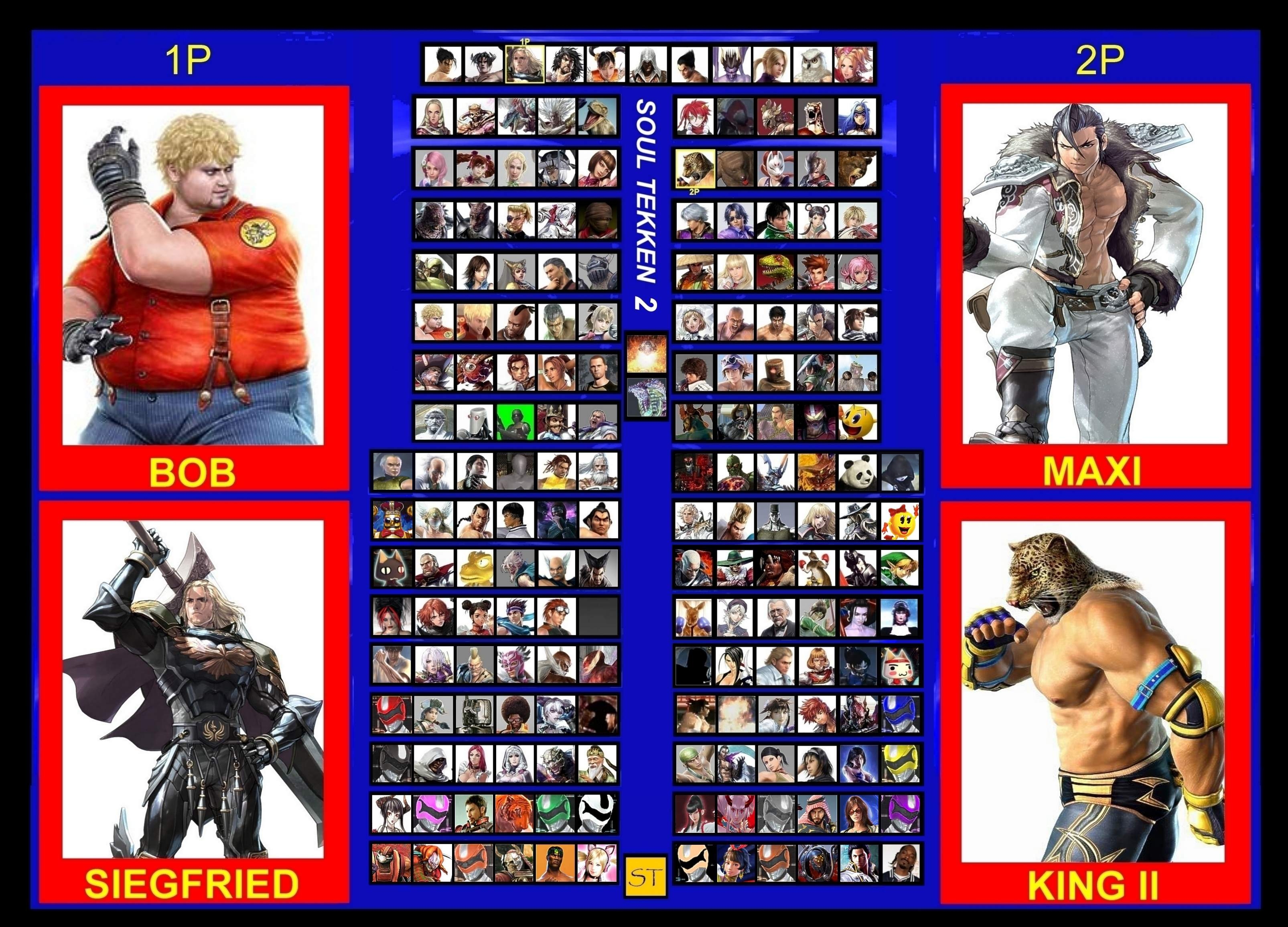 Tekken Tag Tournament 2 - Todos os Personagens 