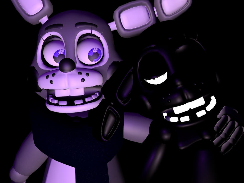 Shadow Rabbit Fnaf The Rabbit and The Shadow by FoxGlich on DeviantArt
