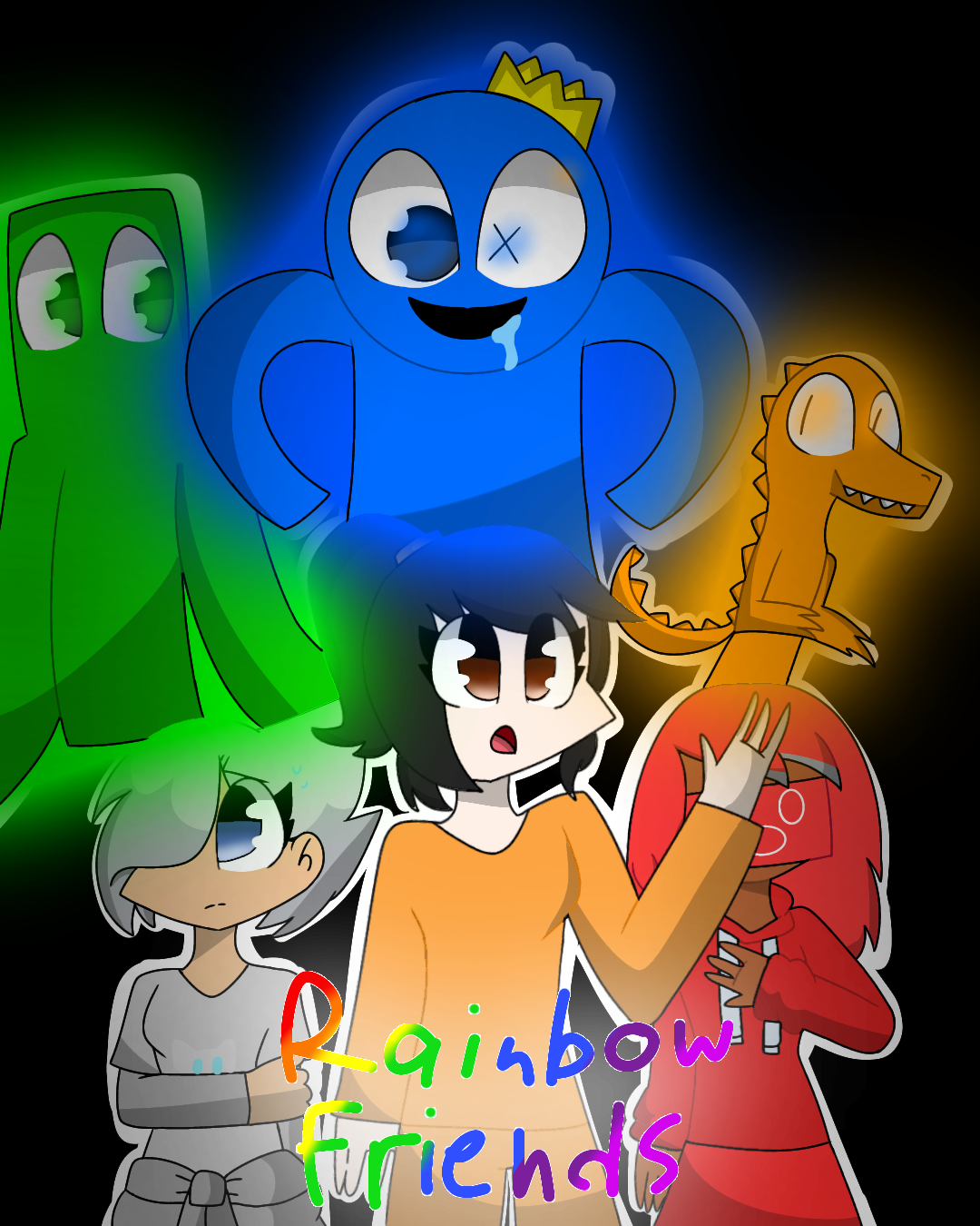 Rainbow Friends Poster by Visualsbymateus on DeviantArt