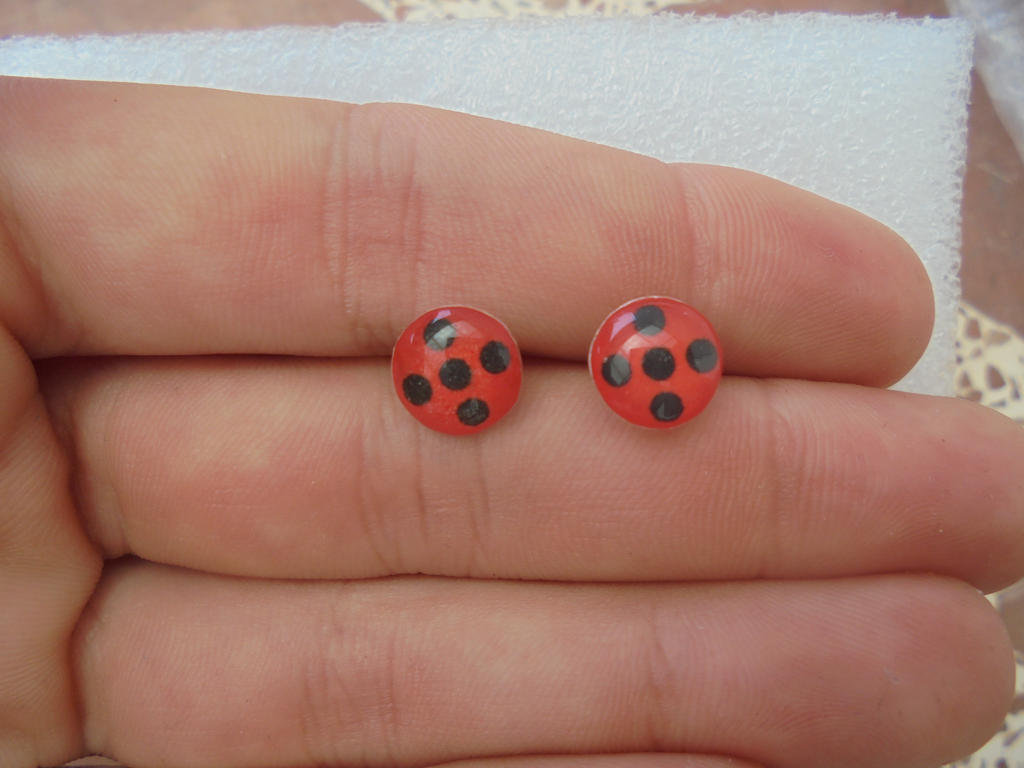 7Miraculous Ladybug earrings