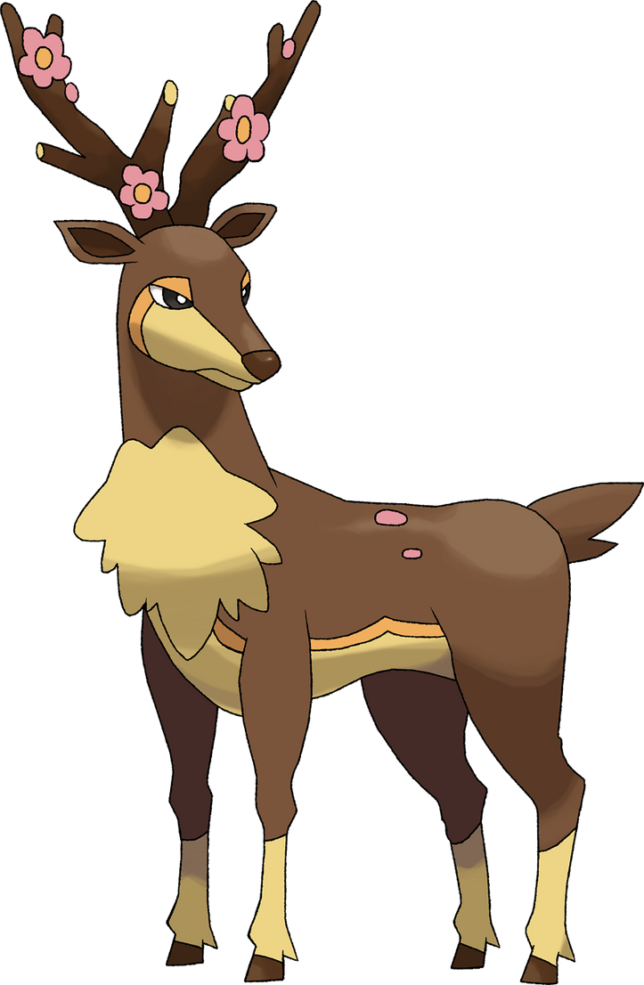 586 Sawsbuck (spring) by ubasuteyama on DeviantArt