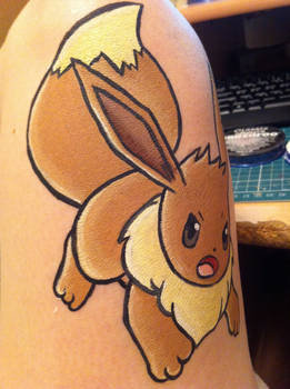 Eevee- Face Painting- Tail