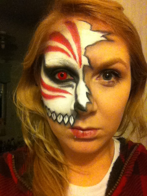 Ichigo- Hollow Mask- Make up/Face Painting