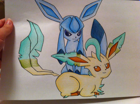 Glaceon and Leafeon