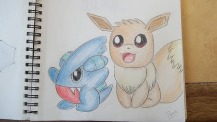 Eevee and Gible