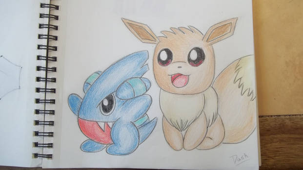 Eevee and Gible