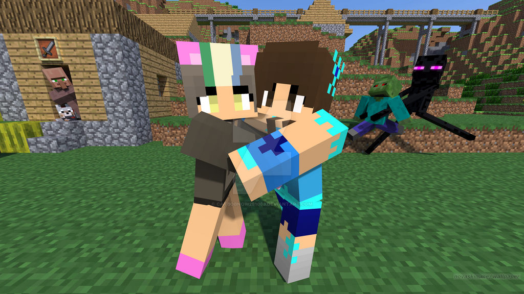 Minecraft Hug loves by CatBobnow281083 on DeviantArt