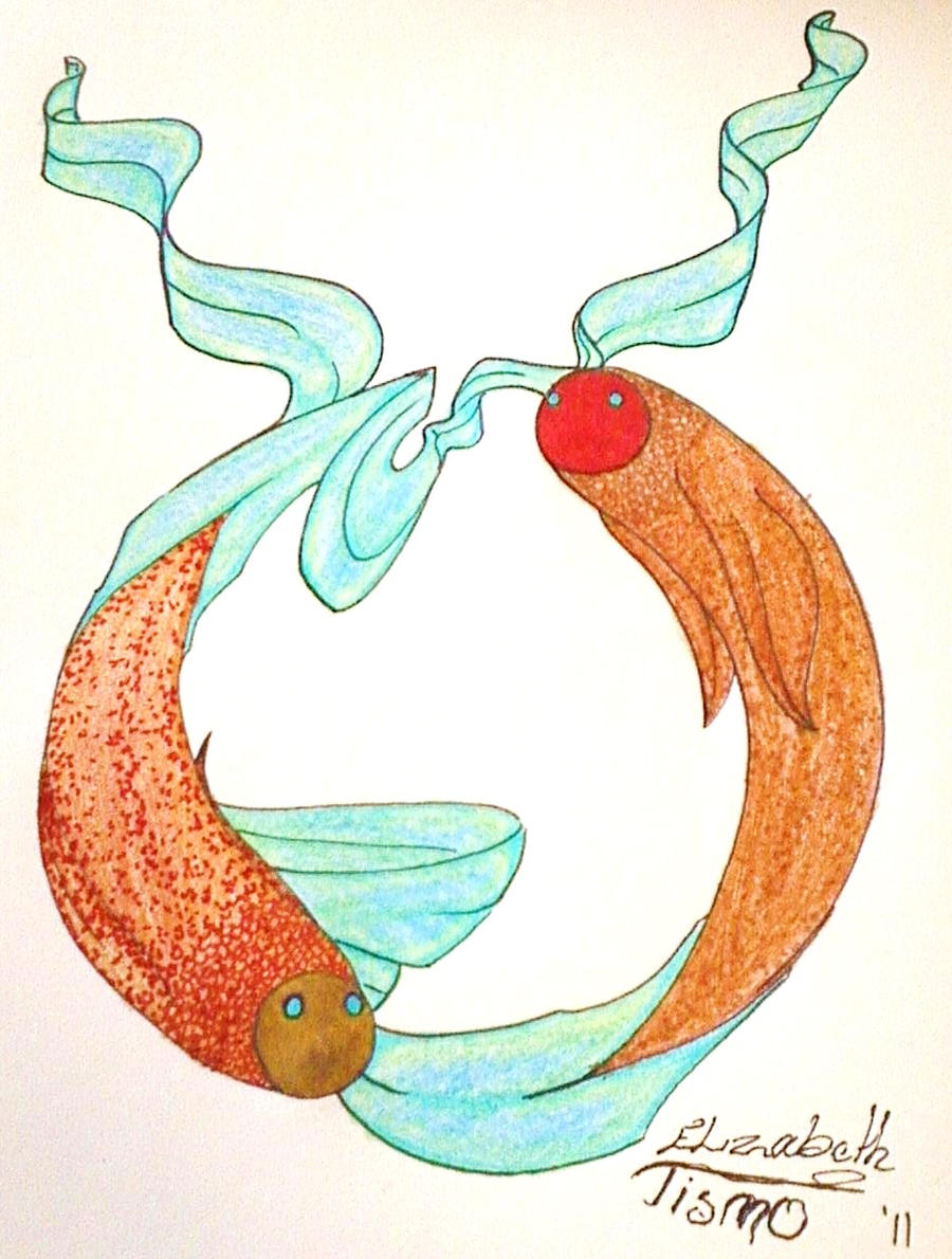 Original Koi Fish Pieces taurus tattoo design by FoxLady345 on DeviantArt
