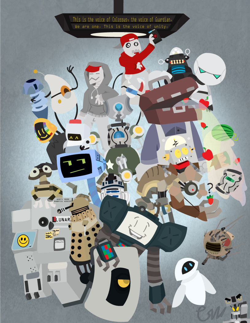 Robots robots and more robots by AtomicGator on DeviantArt