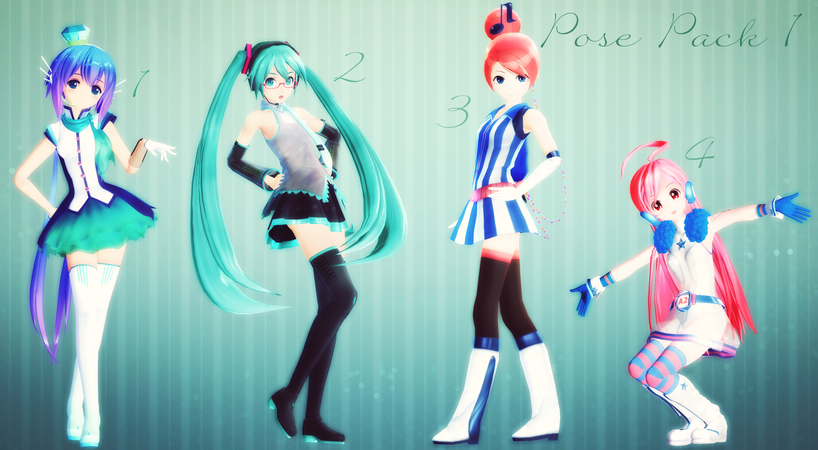 Pose Pack 1 DL