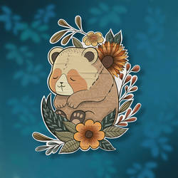 Art Nouveau Bear