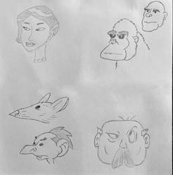 Cartoon Faces 12