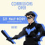Nightwing fan art gusdrw
