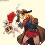 supergirl and krypto western AU gusdrw