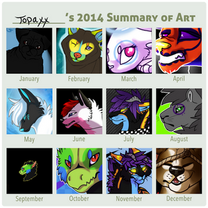 topaxx's (or paxxi's) 2014 summary of art