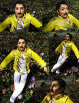 Freddie Mercury OOAK Art Doll by Lufirel