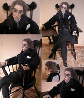 Professor Moriarty OOAK Art Doll