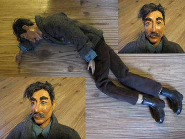 Daniel Plainview OOAK Art Doll