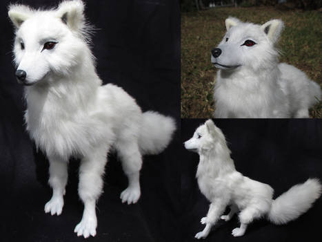 SOLD Ghost from Game of Thrones OOAK Art Doll