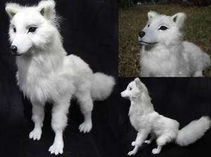 SOLD Ghost from Game of Thrones OOAK Art Doll