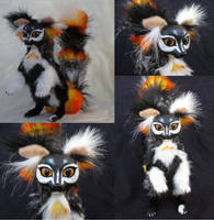 SOLD Papillon Lemur OOAK Poseable Art Doll