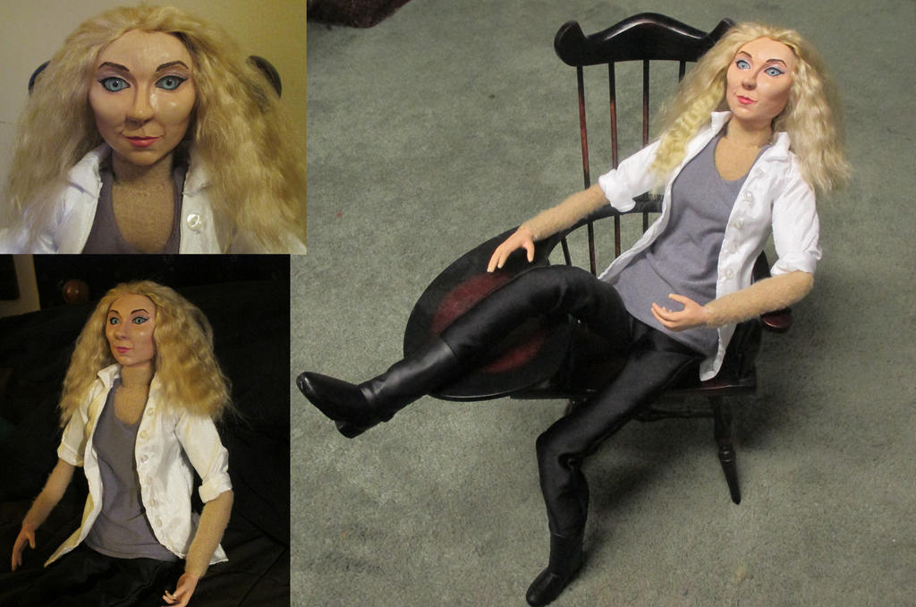 Irene Adler OOAK Art Doll