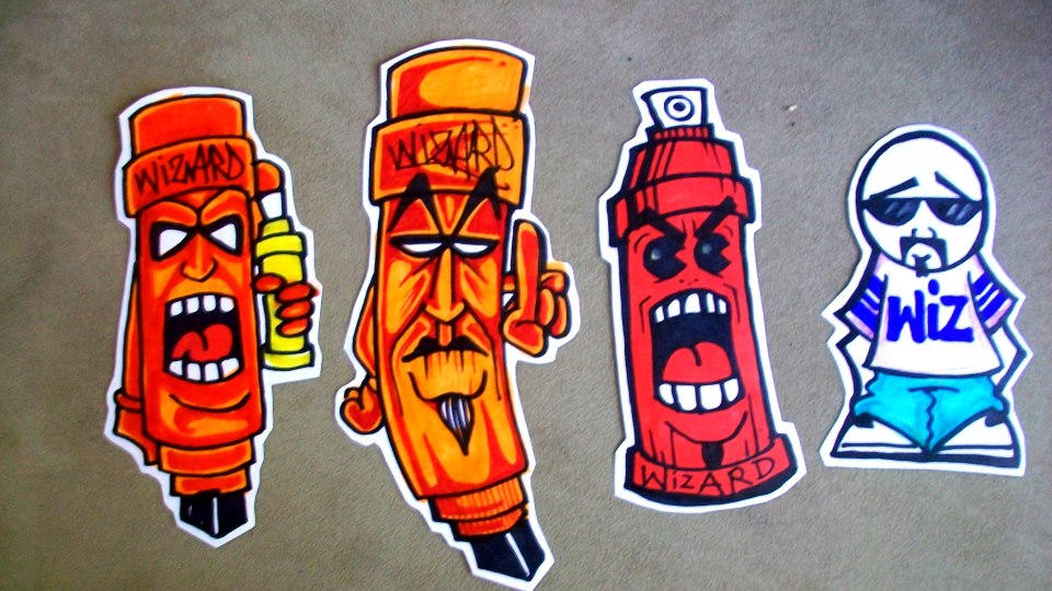 Graffiti Stickers By Wizard1labels On DeviantArt