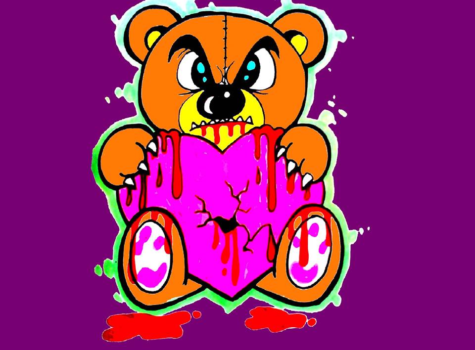 teddy bear heart broken by wizard1labels on DeviantArt