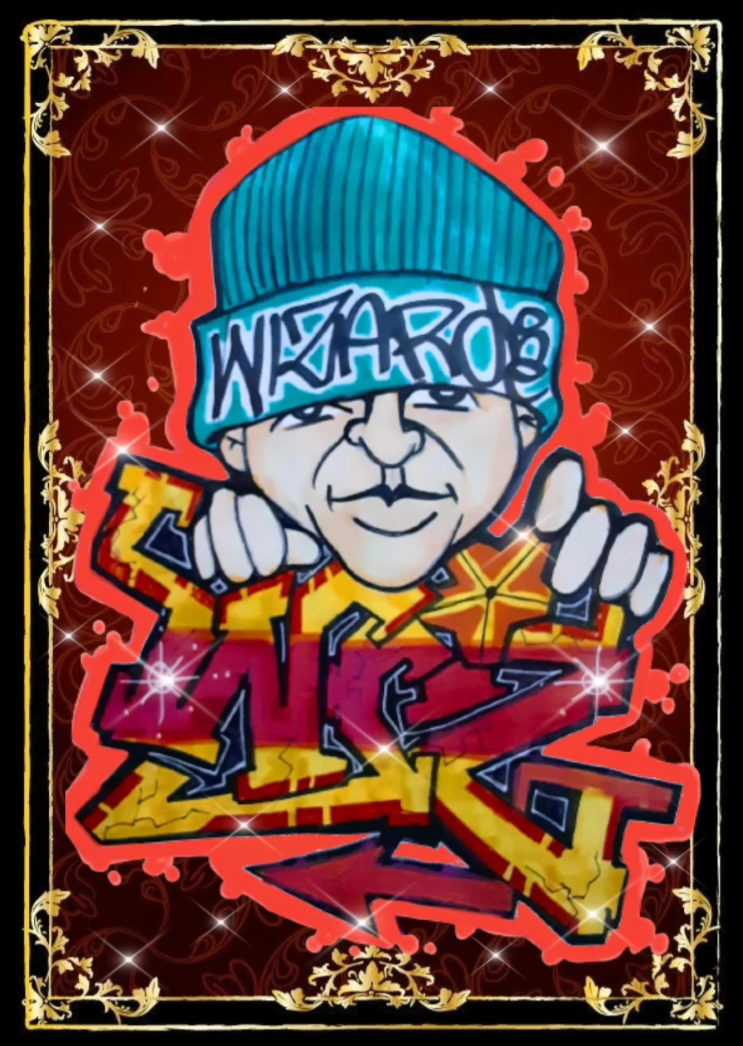 Wiz graffiti sticker by wizard1labels on DeviantArt