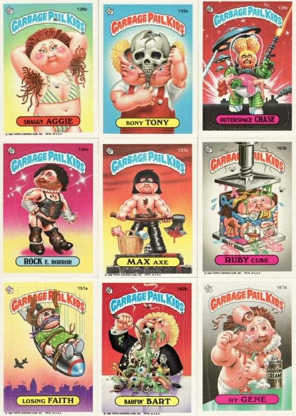 Garbage pail Kids Stickers by wizard1labels on DeviantArt