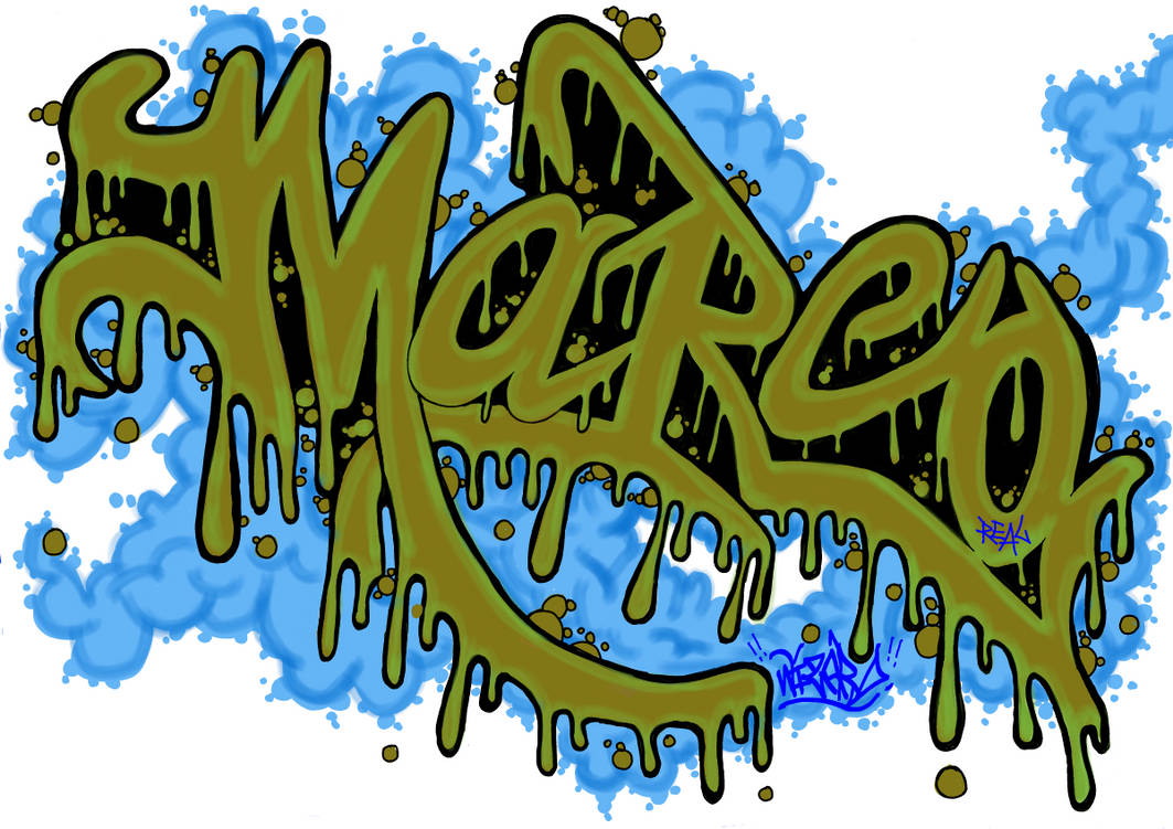 Marco graffiti by wizard1labels on DeviantArt