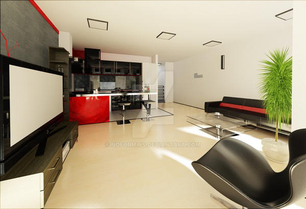'77m2' - Interior design p.1 by noformws on DeviantArt
