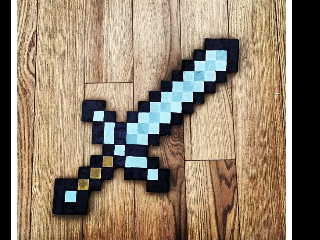 Minecraft sword by TheNiceNite on DeviantArt