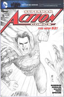 Action Comic Blank Cover Sketch