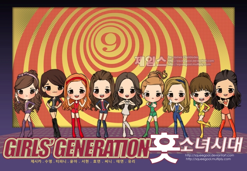 SNSD  HOOT chibi